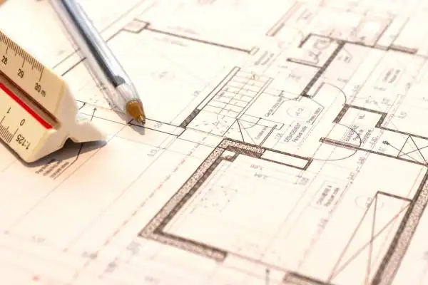 Image of architect Swadlincote drawings
